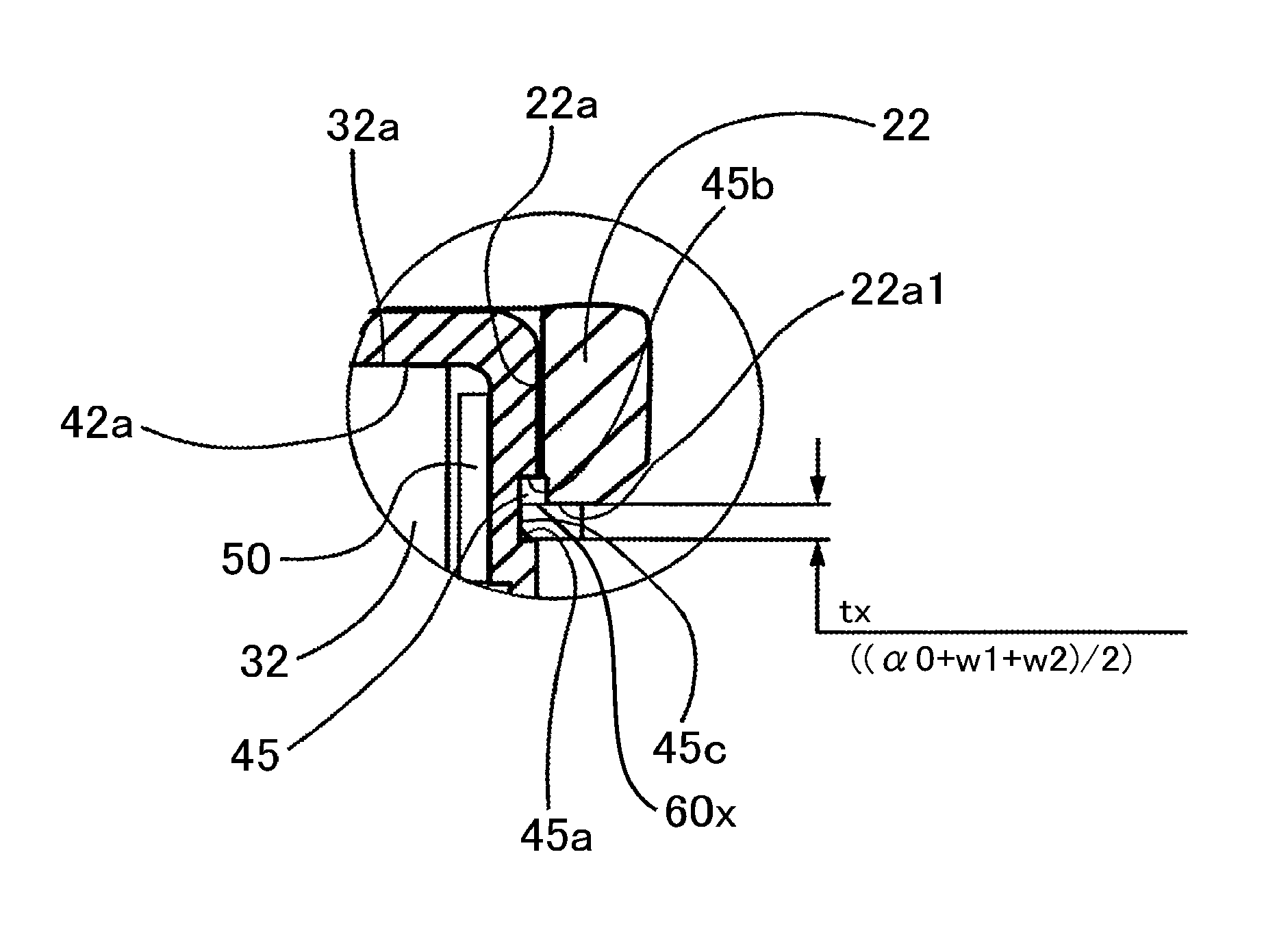 Method for measuring bearing cup gap in universal joint and method for manufacturing universal joint to which the measuring method is applied