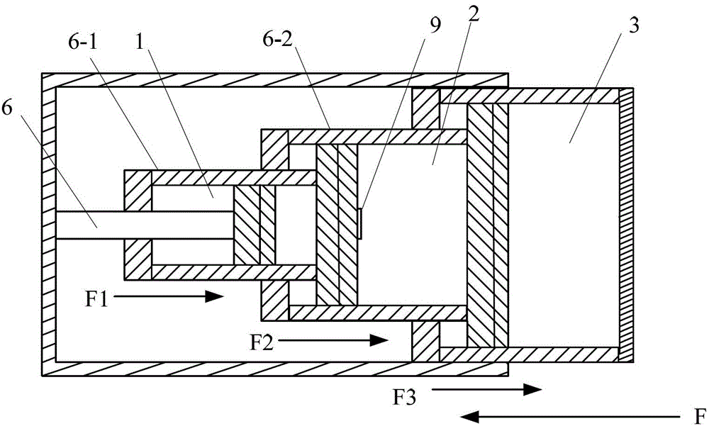 A three-stage buffer suitable for step-by-step control of buffer sequence