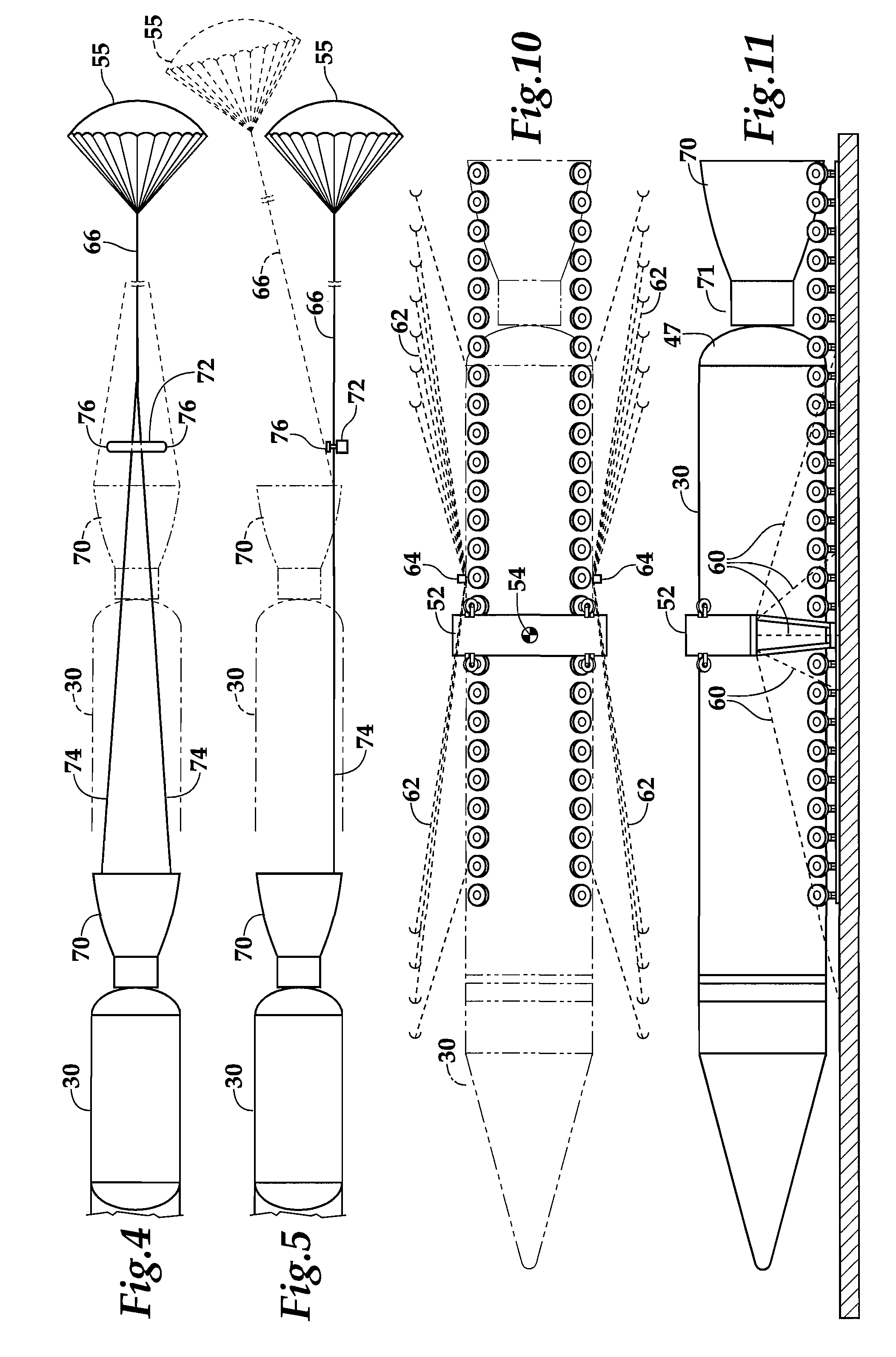 Release mechanism for a forward and aft restrained load in an aircraft