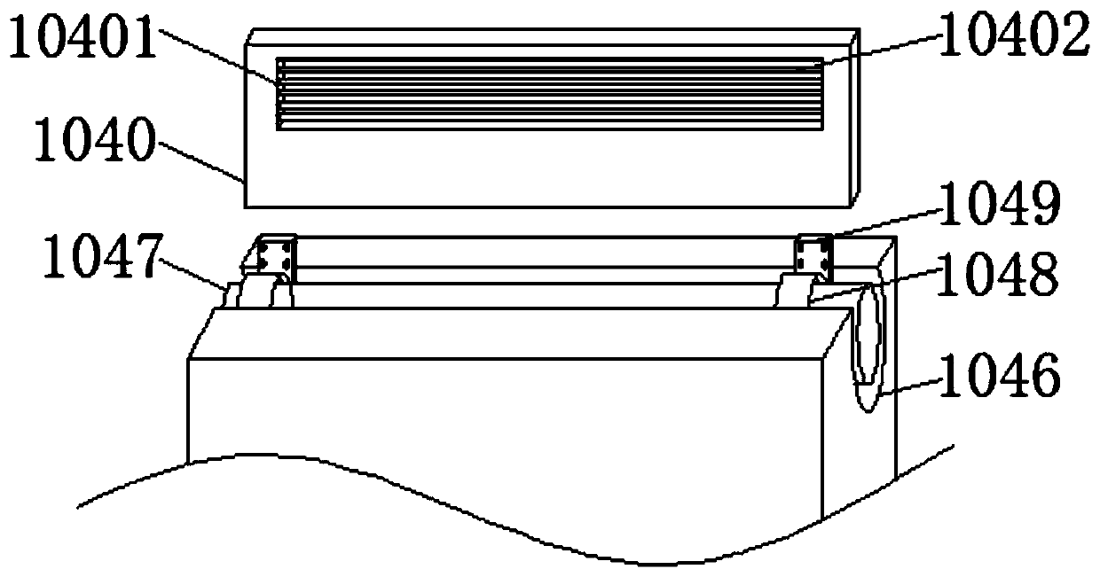 A sorted storage box for toothbrushes with increased cleanliness