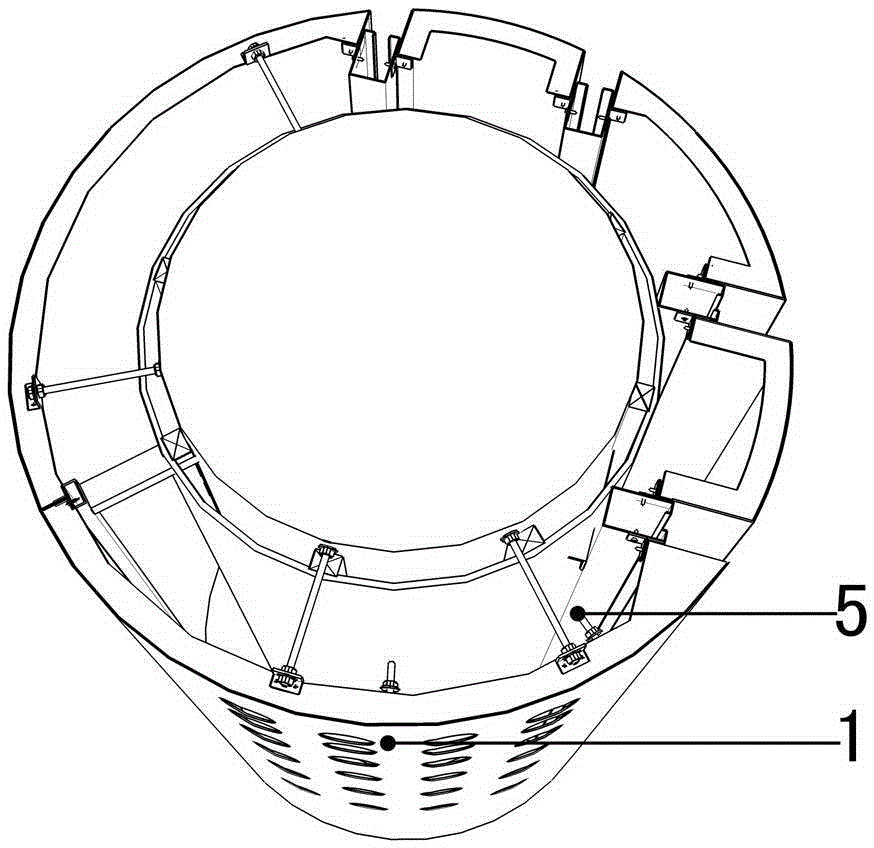 Acrylic mounting structure on the back of the carved aluminum plate