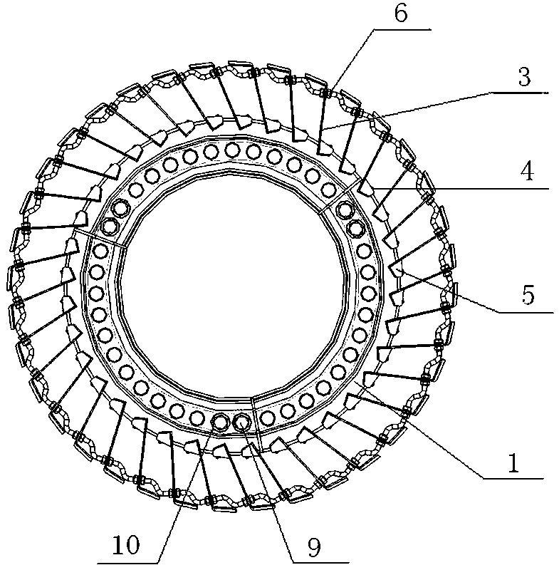 Tire explosion preventing safe driving device