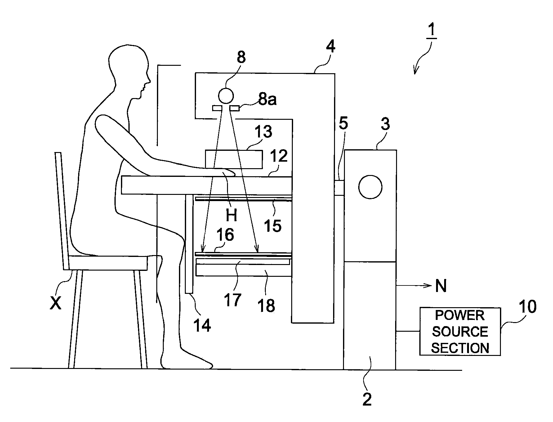 Radiographic imaging device and radiographic imaging system