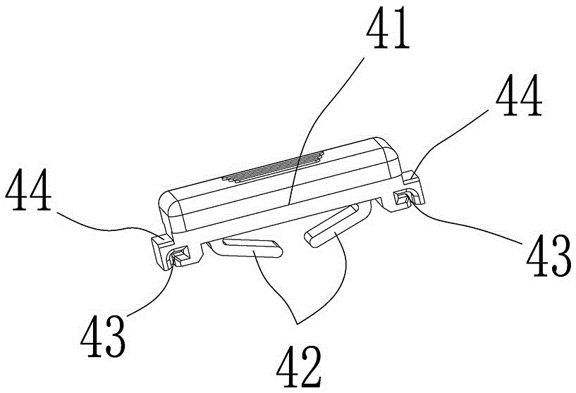 High-speed connector module with key structure