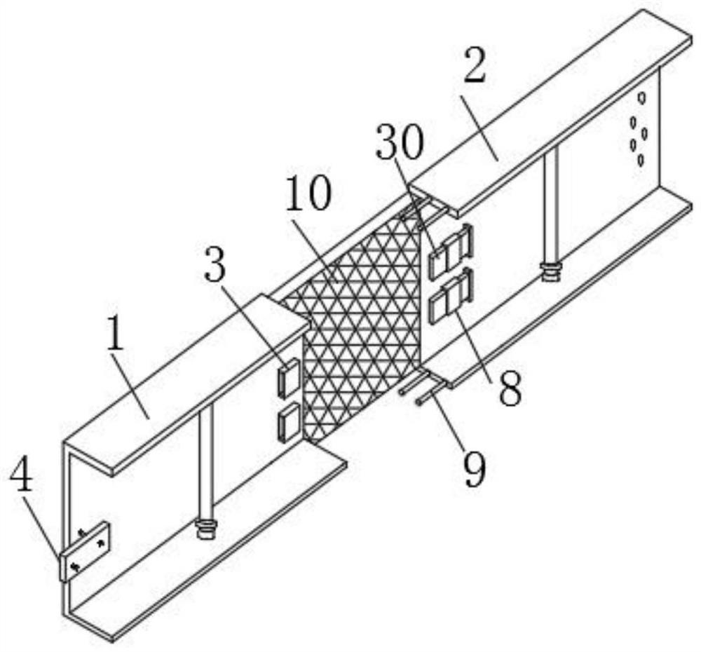 A connection adjustment structure of side formwork for road construction