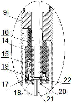 High-frequency water jet turbine drilling tool