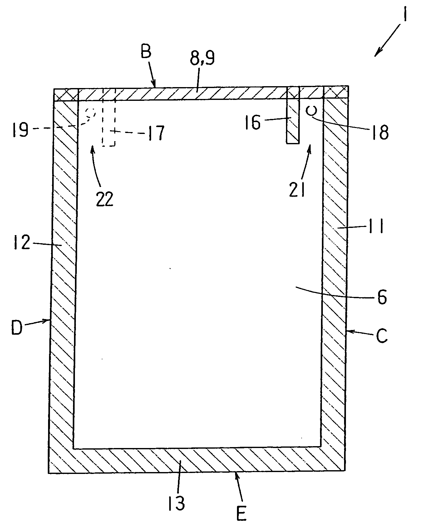 Bag with a gas filling compartment, method for manufacturing the same, method for sealing gas in the same and method for packaging the same