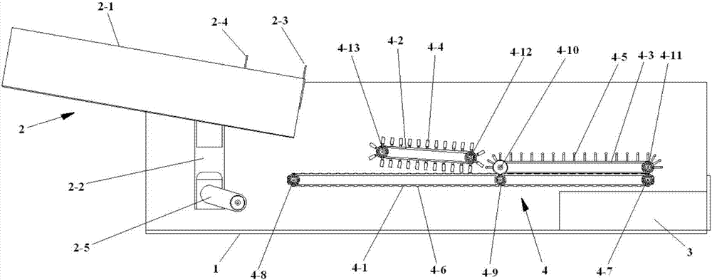 A banknote spreading and flattening device