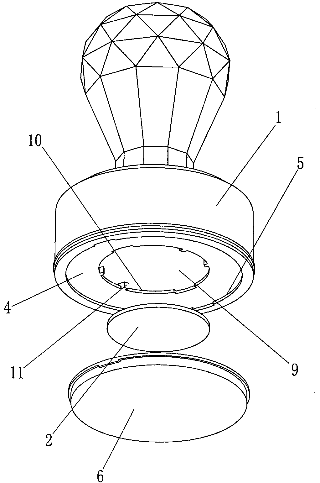 Soft and hard material combined seal with cast electronic chip and manufacturing method of seal