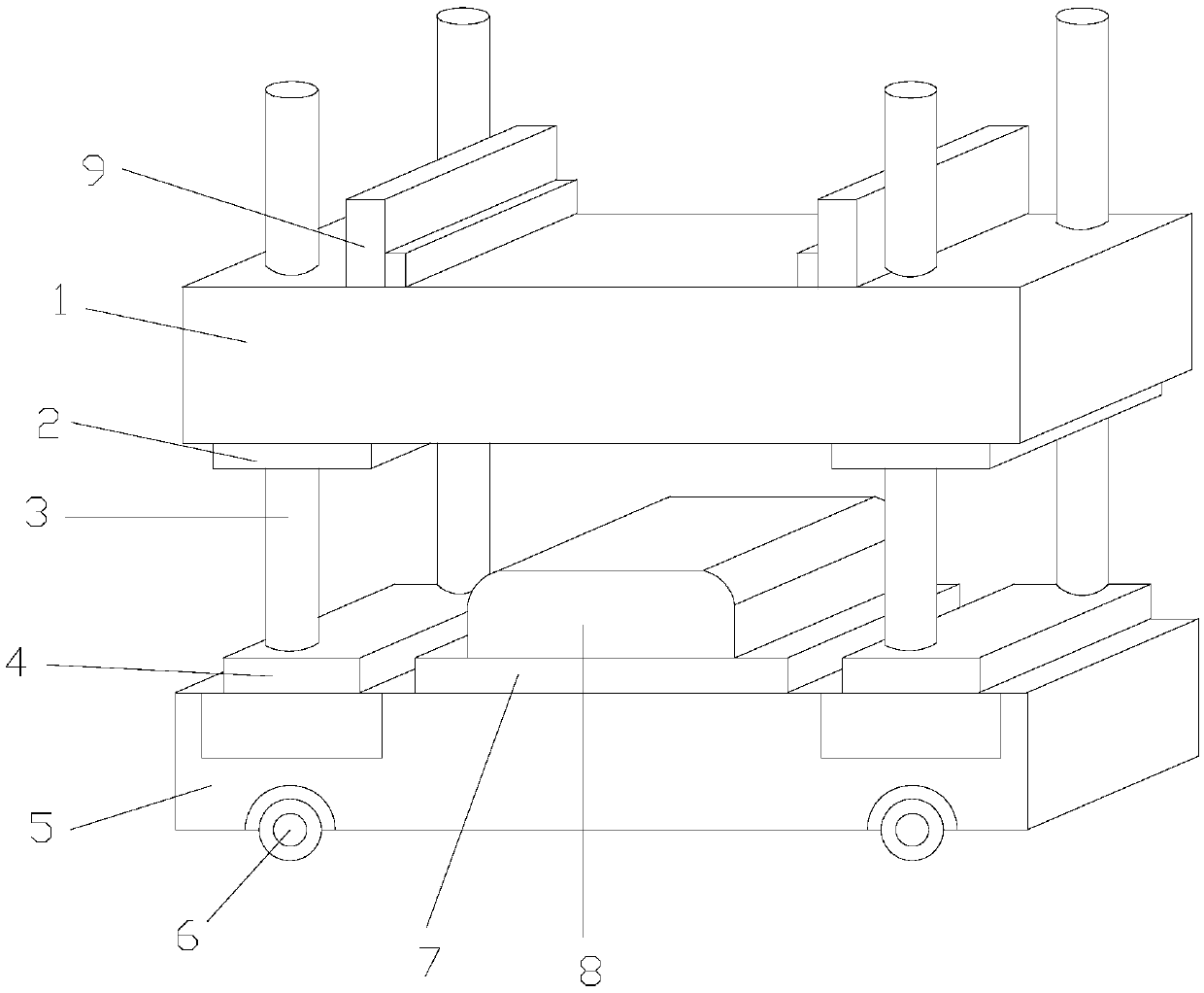 Aerial work platform work basket leveling device