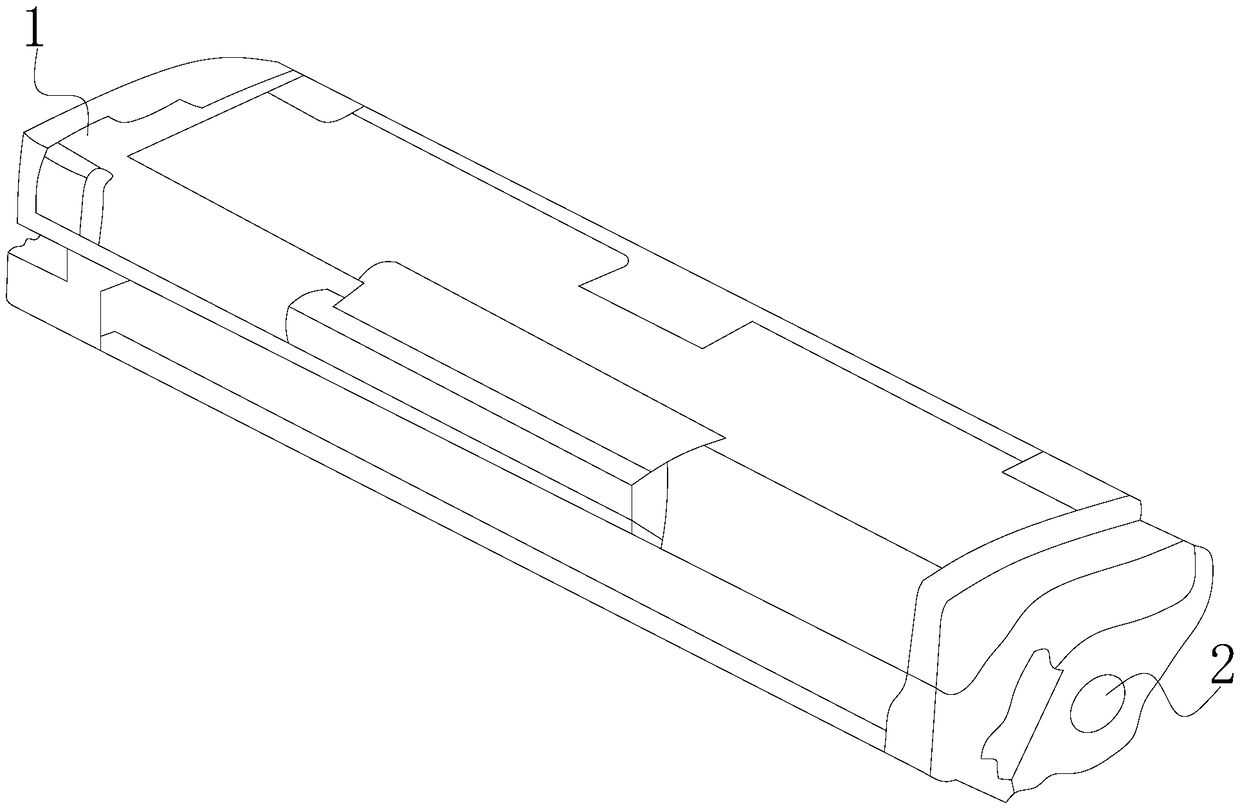 Toner cartridge with anti-reversible powder supply opening in powder supply device