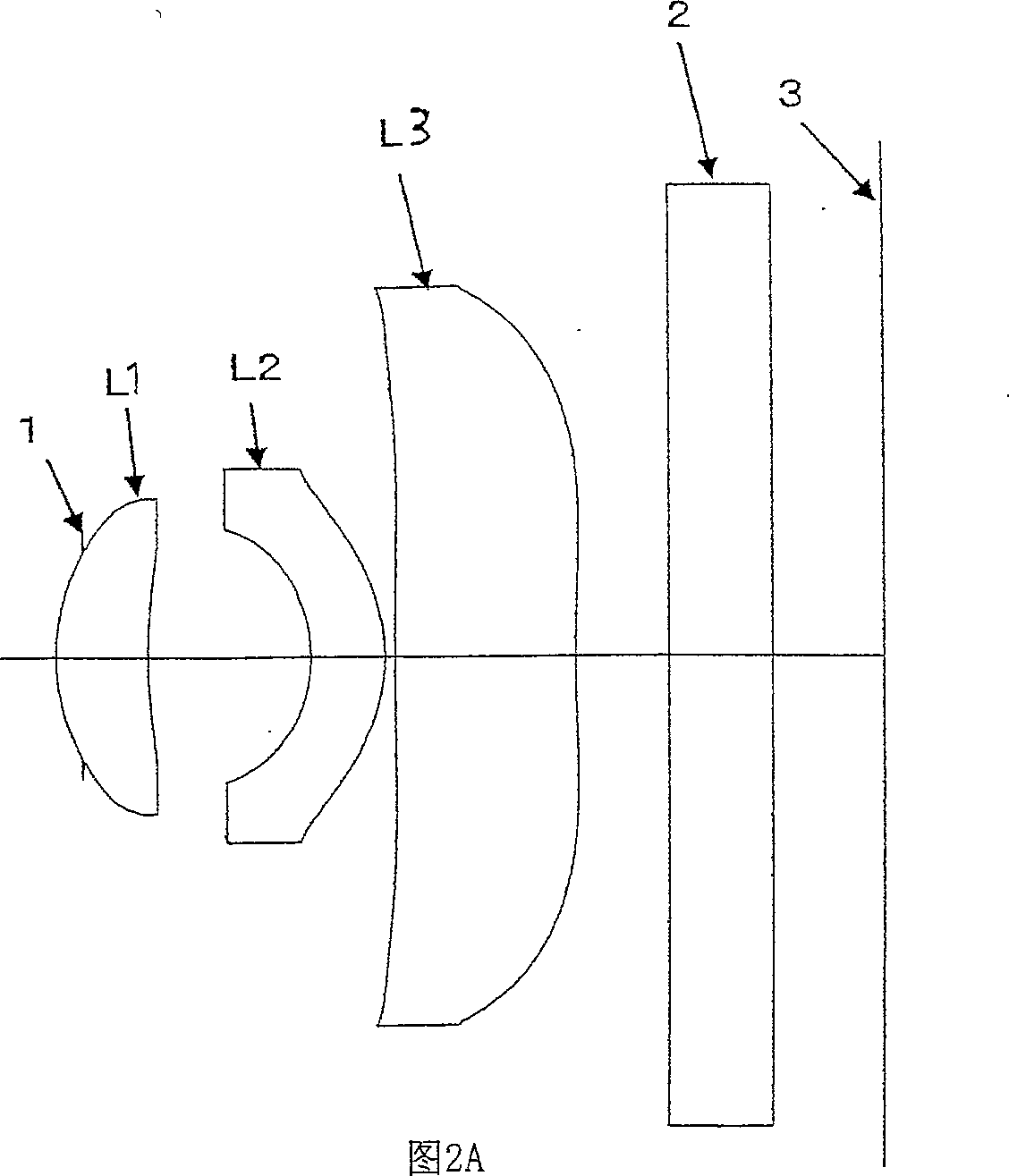 Aspherical surface camera lens