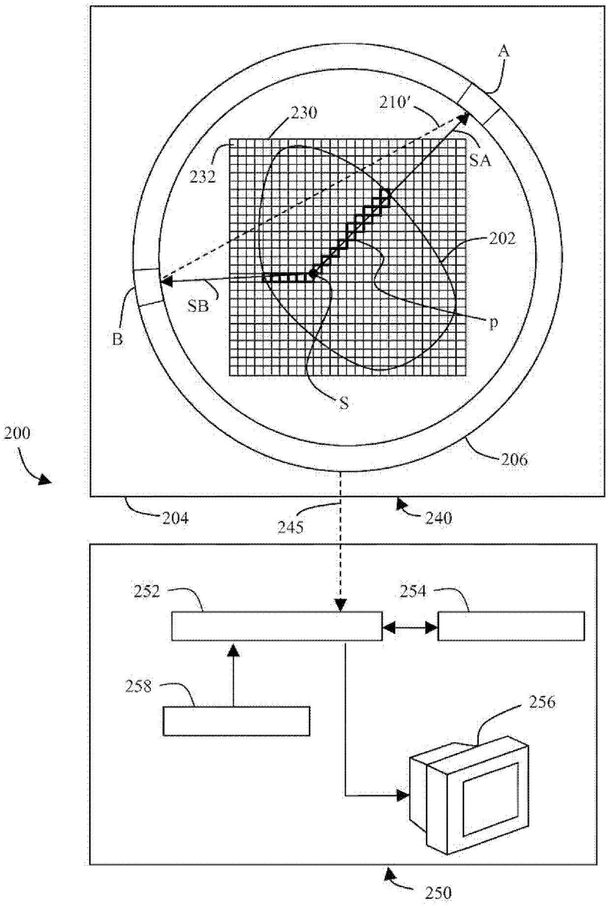 Continuous time-of-flight scatter simulation method and device
