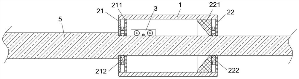 Stripping tool for semi-conductive layer of flexible cable