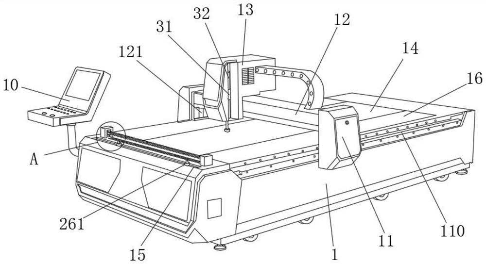 Plane carving machine for processing dovetail joint and use method of plane carving machine