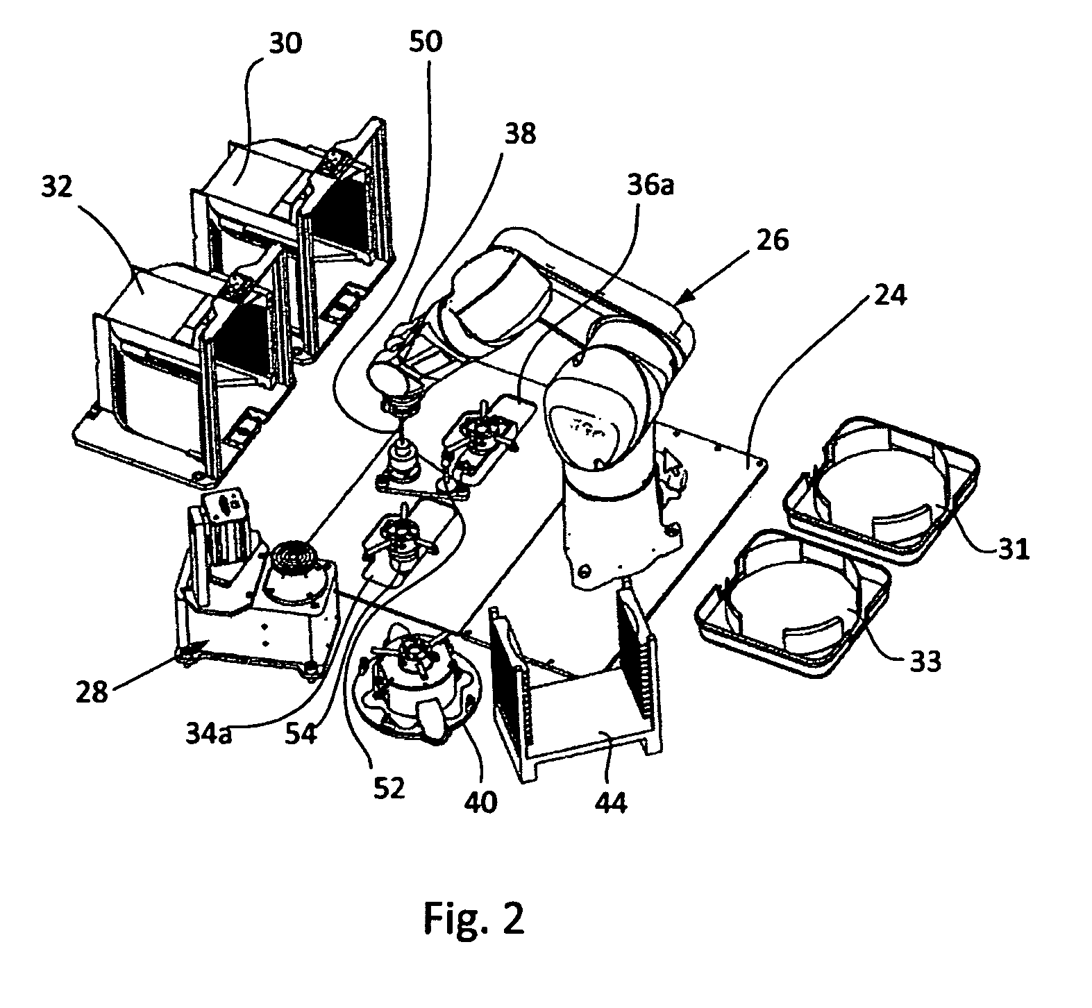 Method of teaching robotic station for processing objects