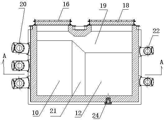 Rapid aluminum melting furnace capable of continuously discharging aluminum