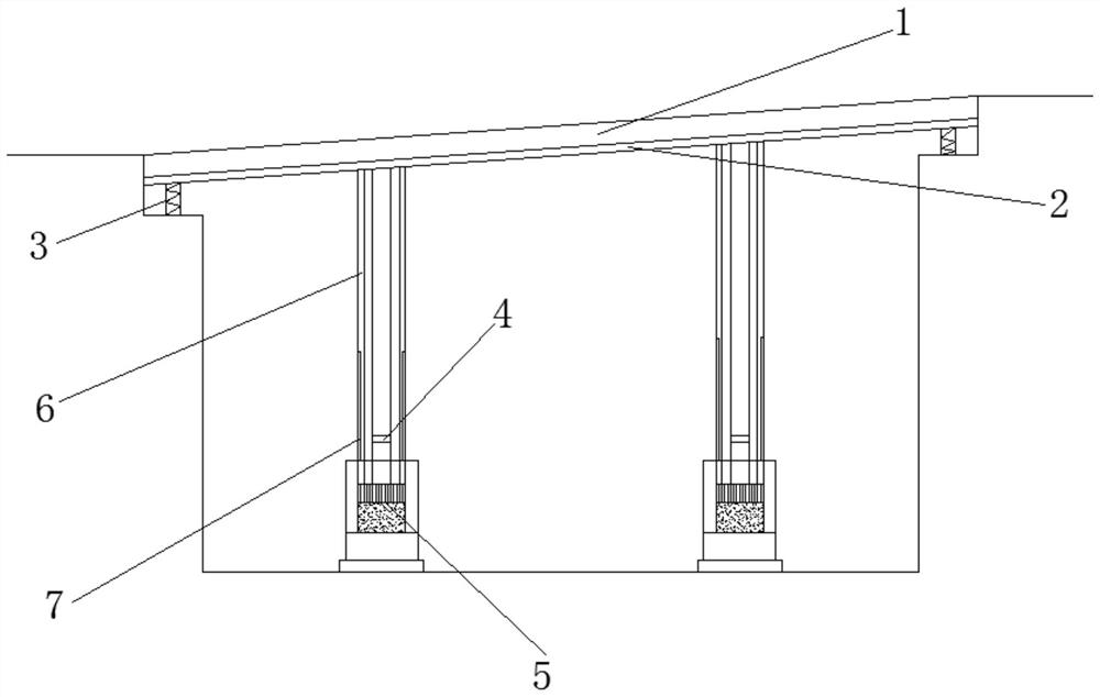 An automatic lifting device for road transition to control bridge head jumping