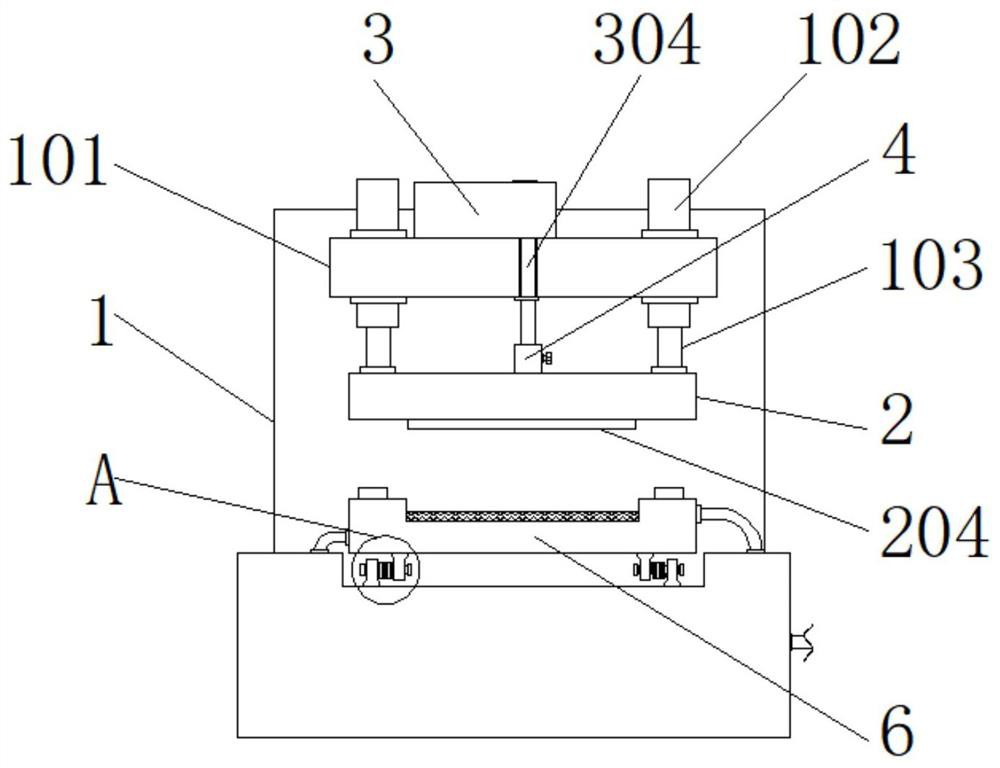 Pressing and fixing machine processing equipment for storage chip