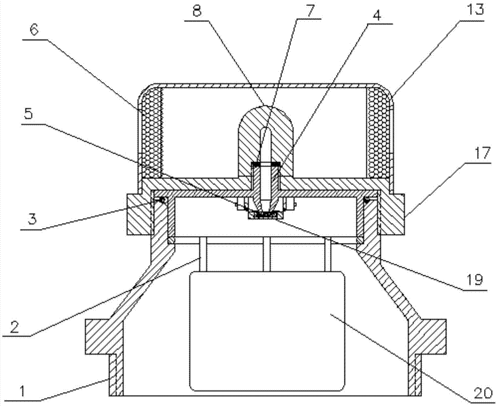 Valve special for pressure-bearing water storing device