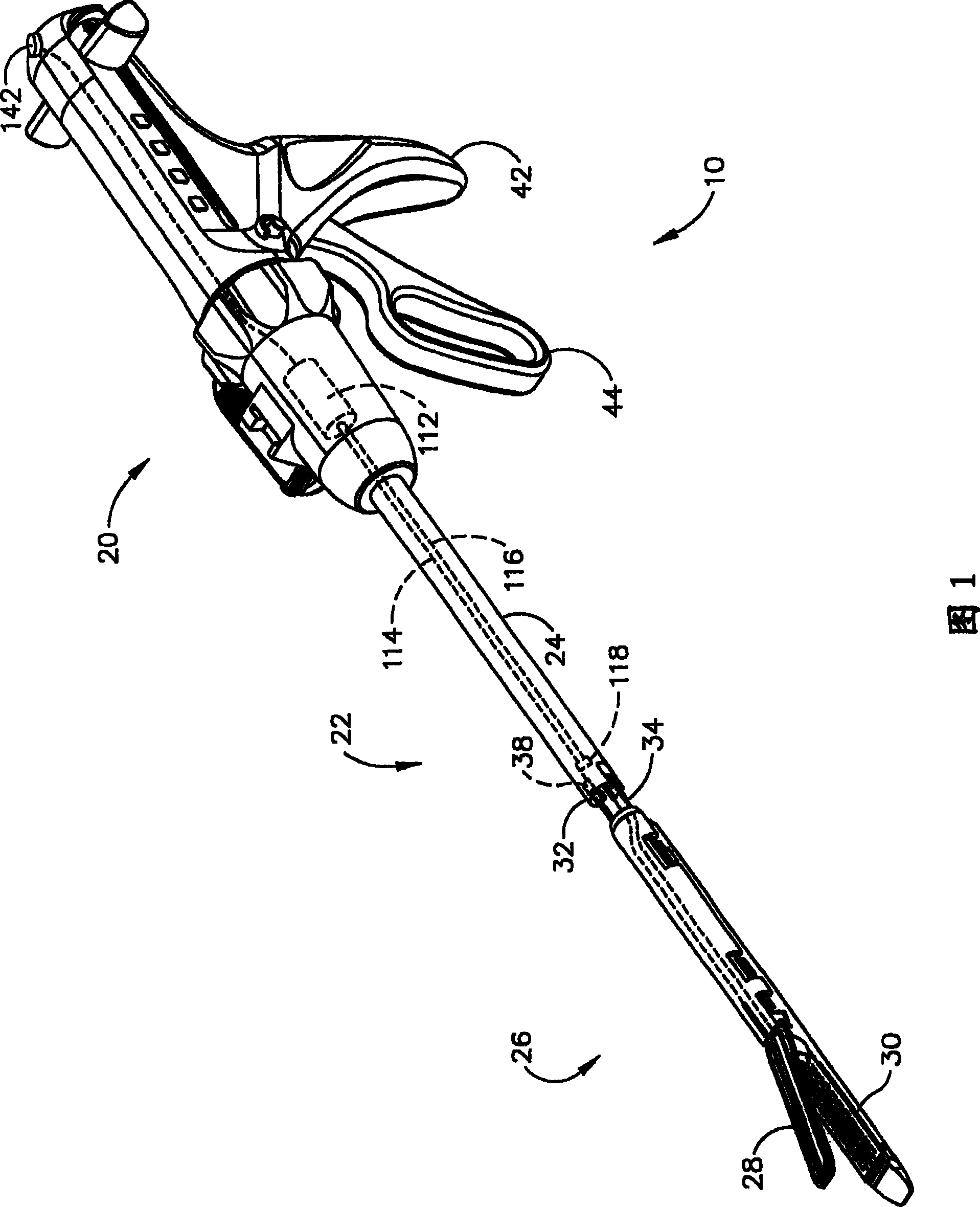 Electrosurgical Stapling Instrument With Disposable Severing Stapling 