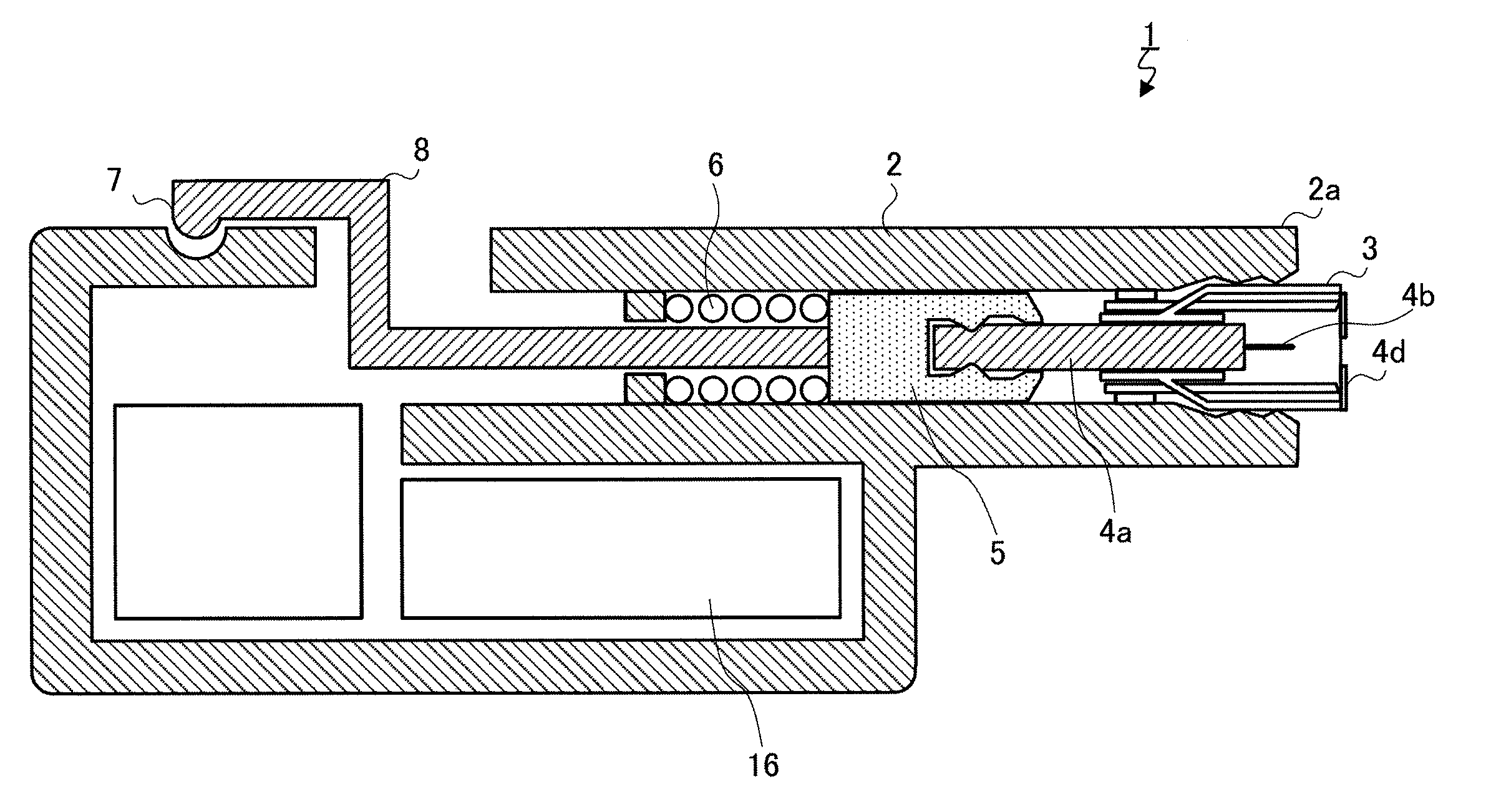 Blood sensor and blood inspection device using it