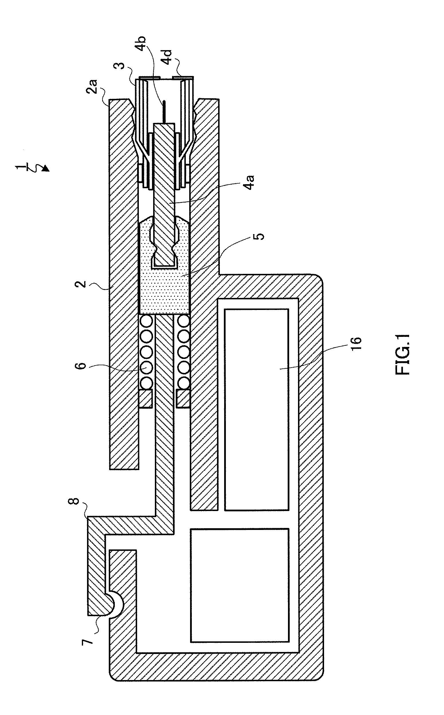 Blood sensor and blood inspection device using it