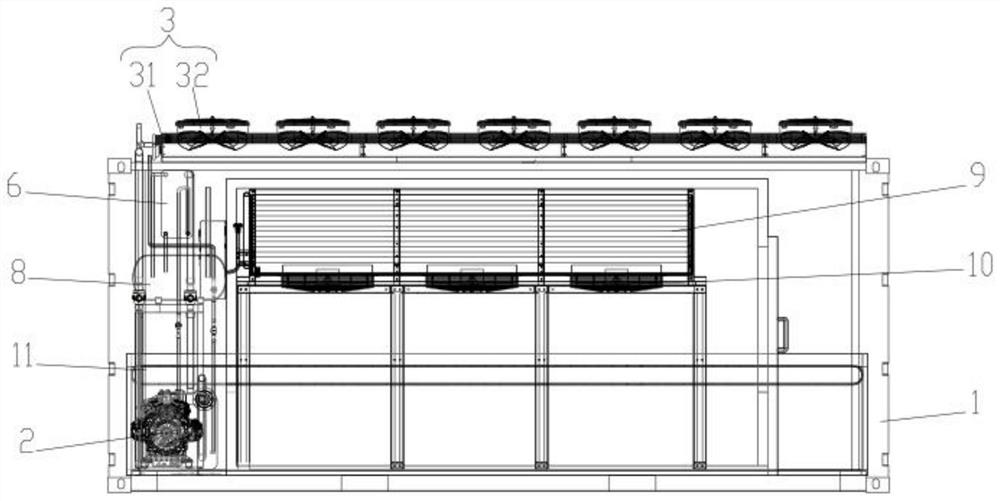 Movable integrated carbon dioxide precooler