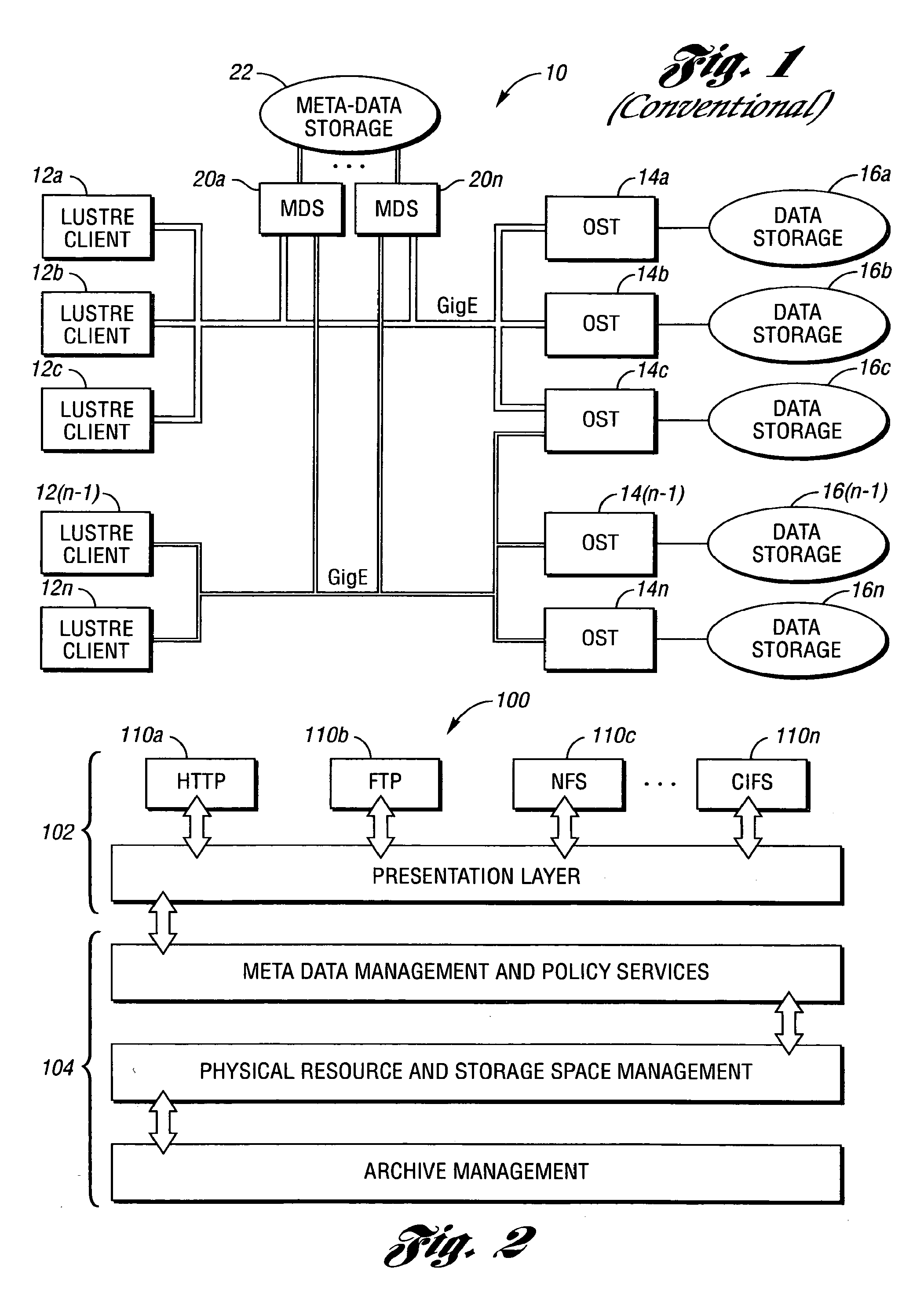 System and method for virtual cluster file server