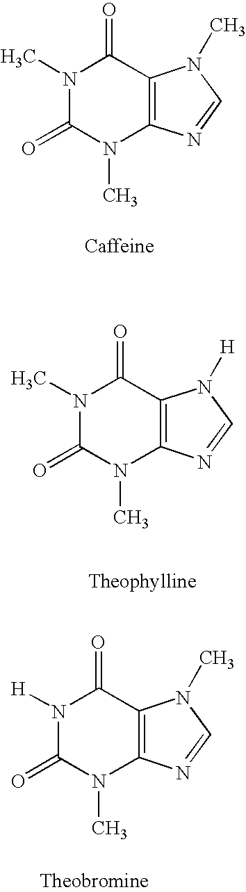Methods and compositions comprising kava and mate' or theobromine