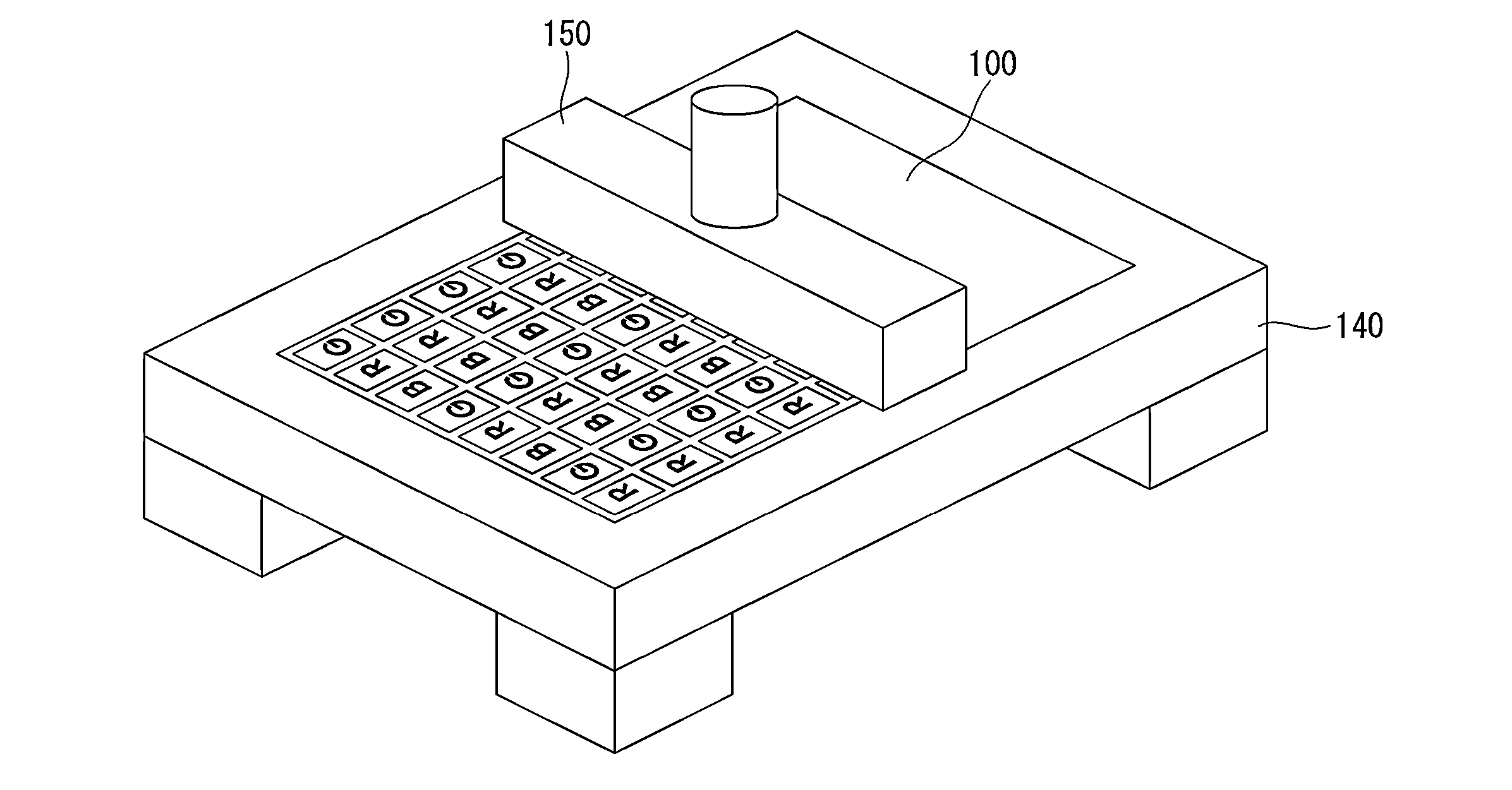 Ink for display device manufacturing and method for manufacturing of the same, method for manufacturing using the same