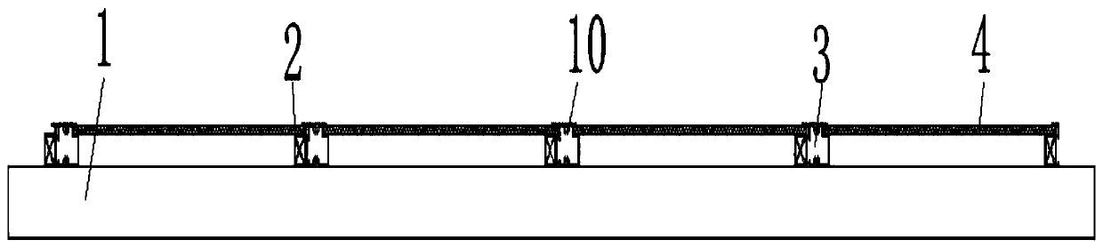 Heliostat plate support