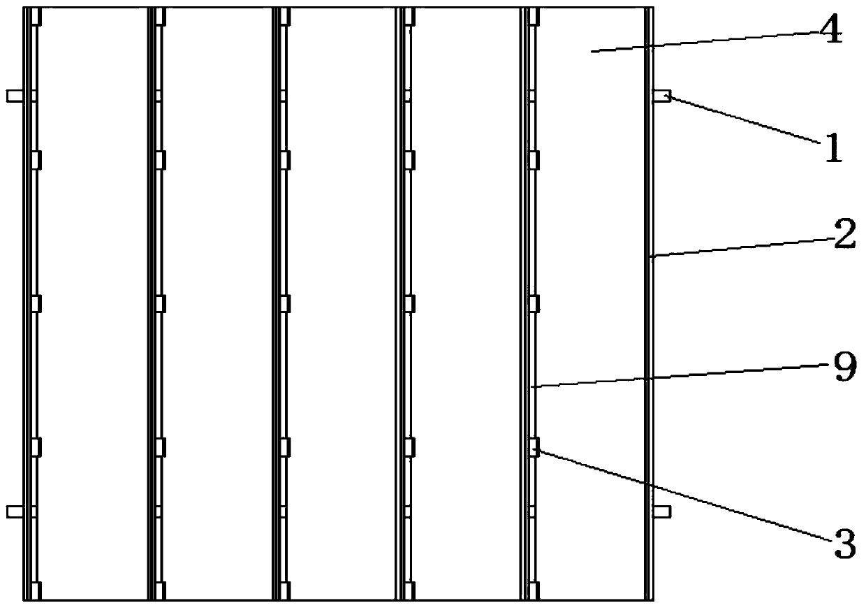 Heliostat plate support