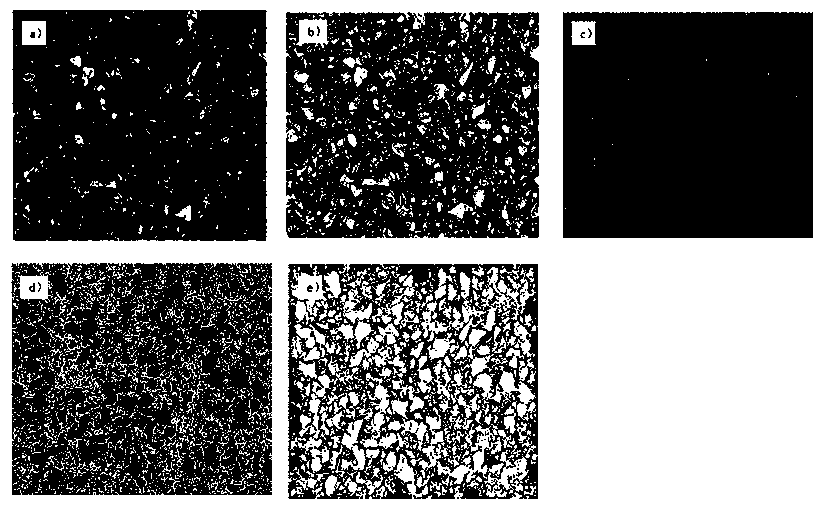 A machine vision-based material granularity on-line detection method