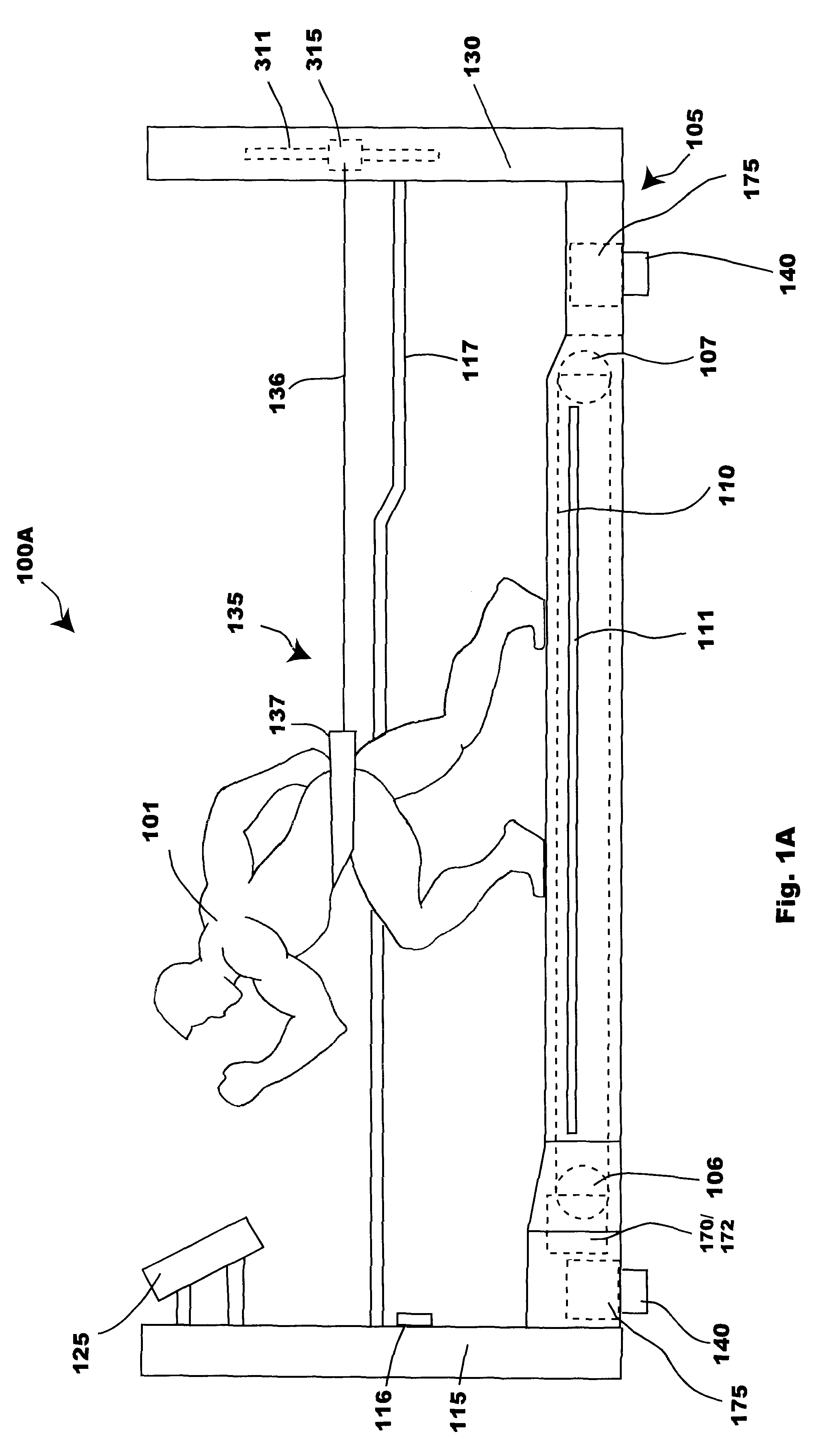 Bipedal locomotion training and performance evaluation device and method