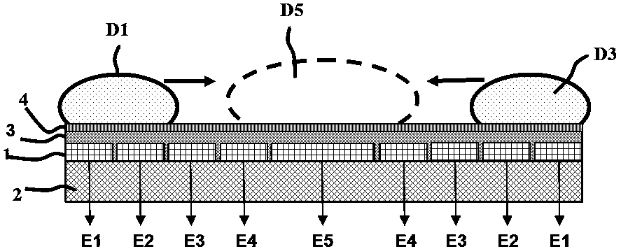 An automated droplet mixing chip with a single plane and a single electrode control method thereof