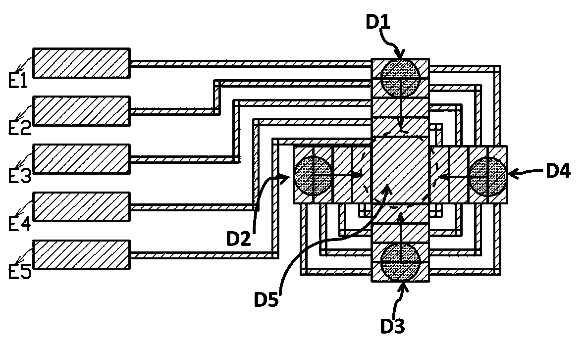 An automated droplet mixing chip with a single plane and a single electrode control method thereof