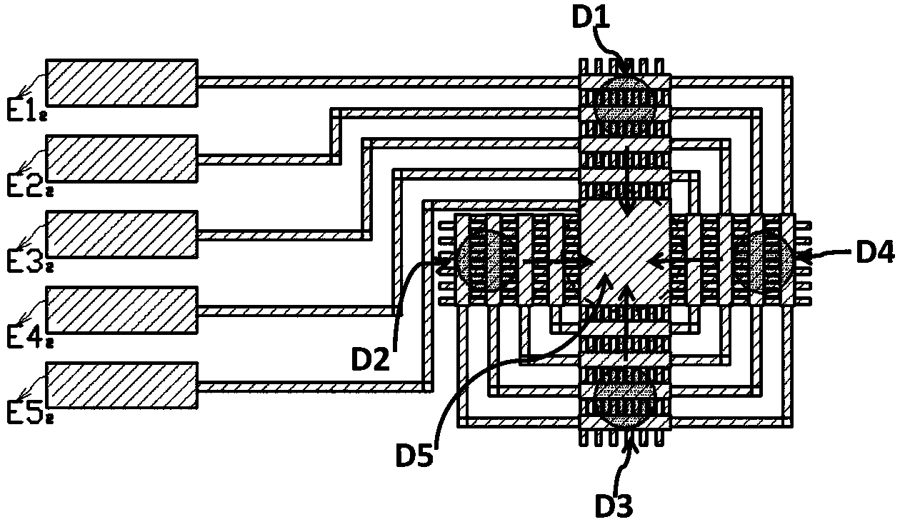 An automated droplet mixing chip with a single plane and a single electrode control method thereof