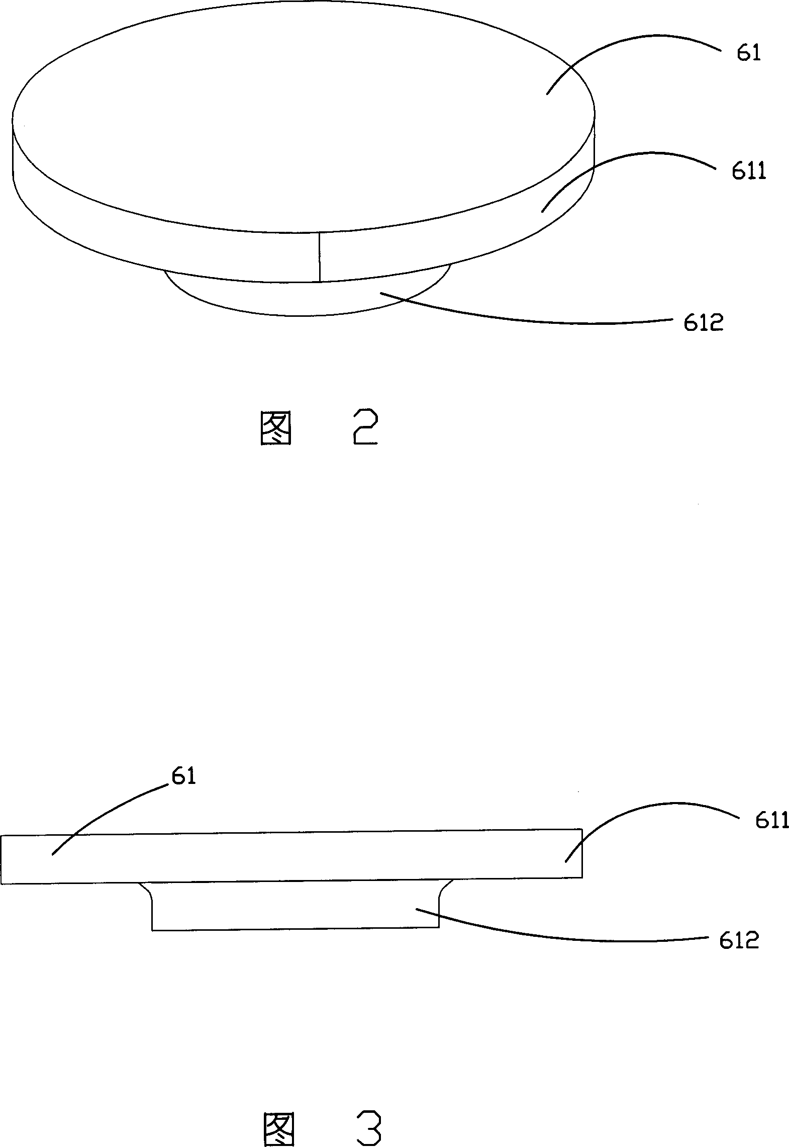 Switch device with flexible thin slice