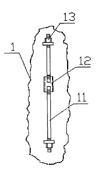 Steel structure connecting device applying prestress