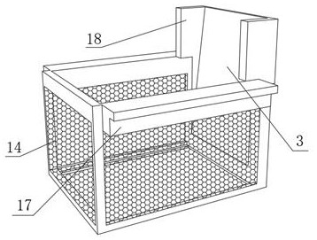 Frying device for fried food