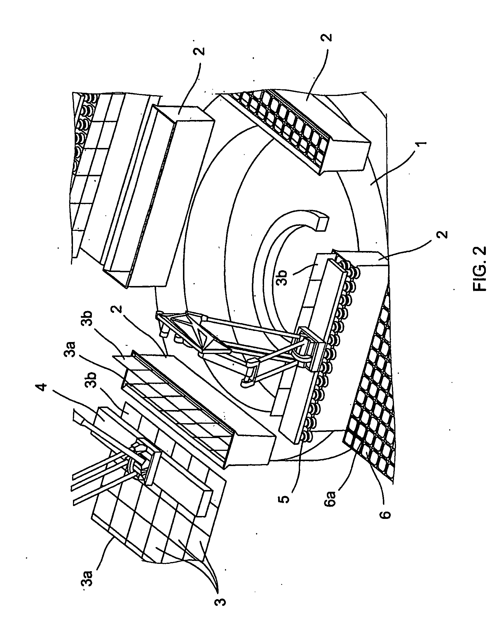 Device for overpacking at least one object into a batch