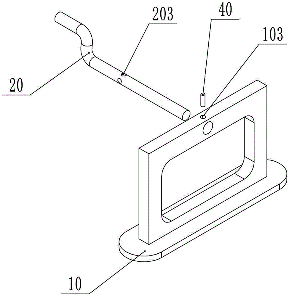 Clamping device for wooden door