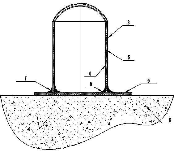 Preparation method for bamboo coiled composite vertical type storage tank
