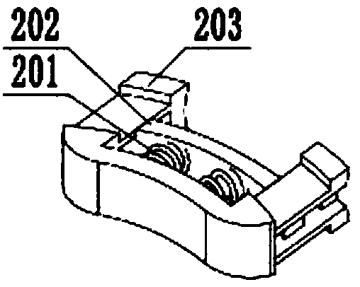 Disk inner hole pickup device