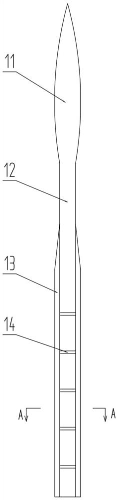 Minimally invasive surgical instrument for puncture cutting