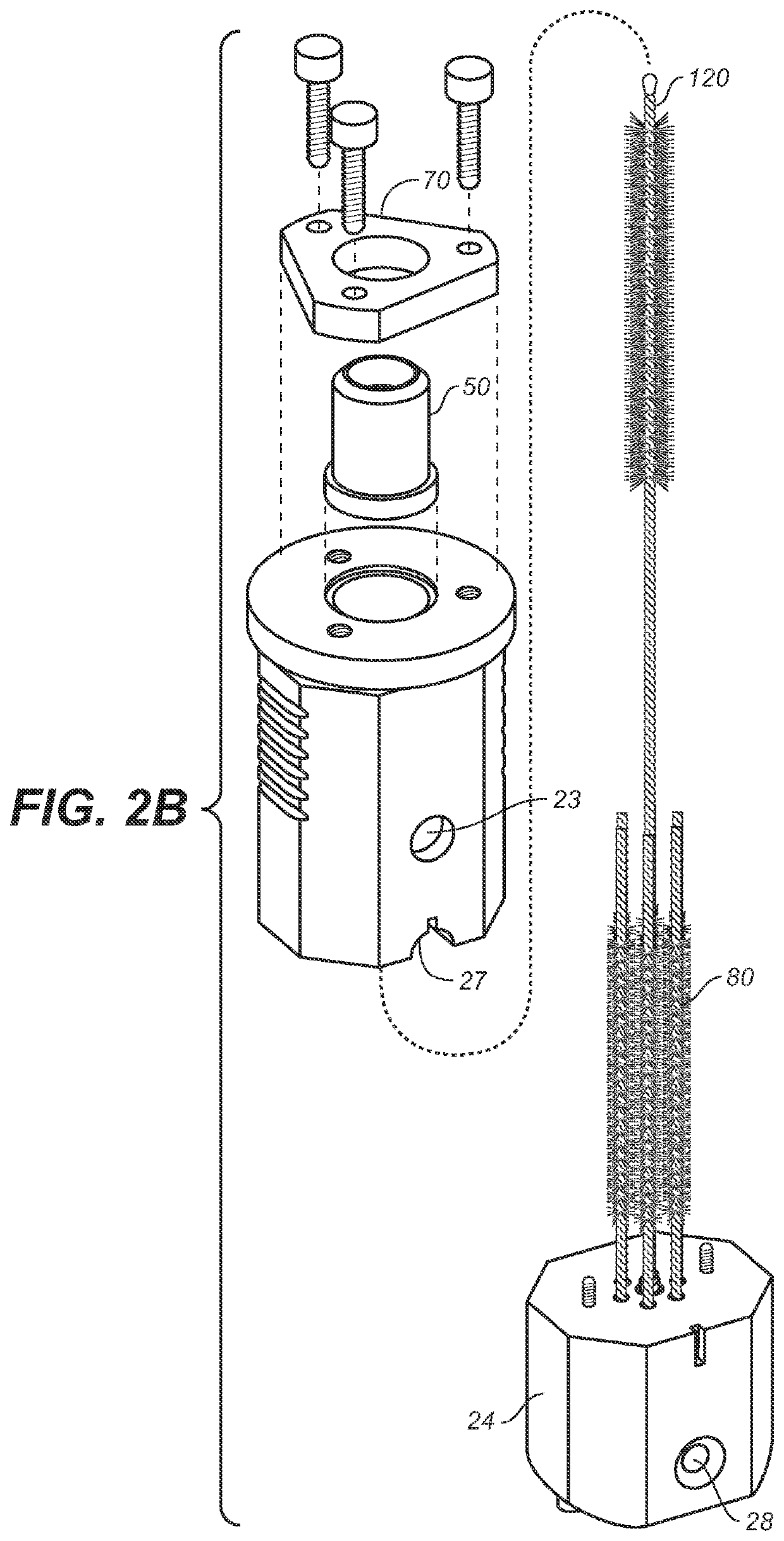 Reuseable straw wash tool assembly