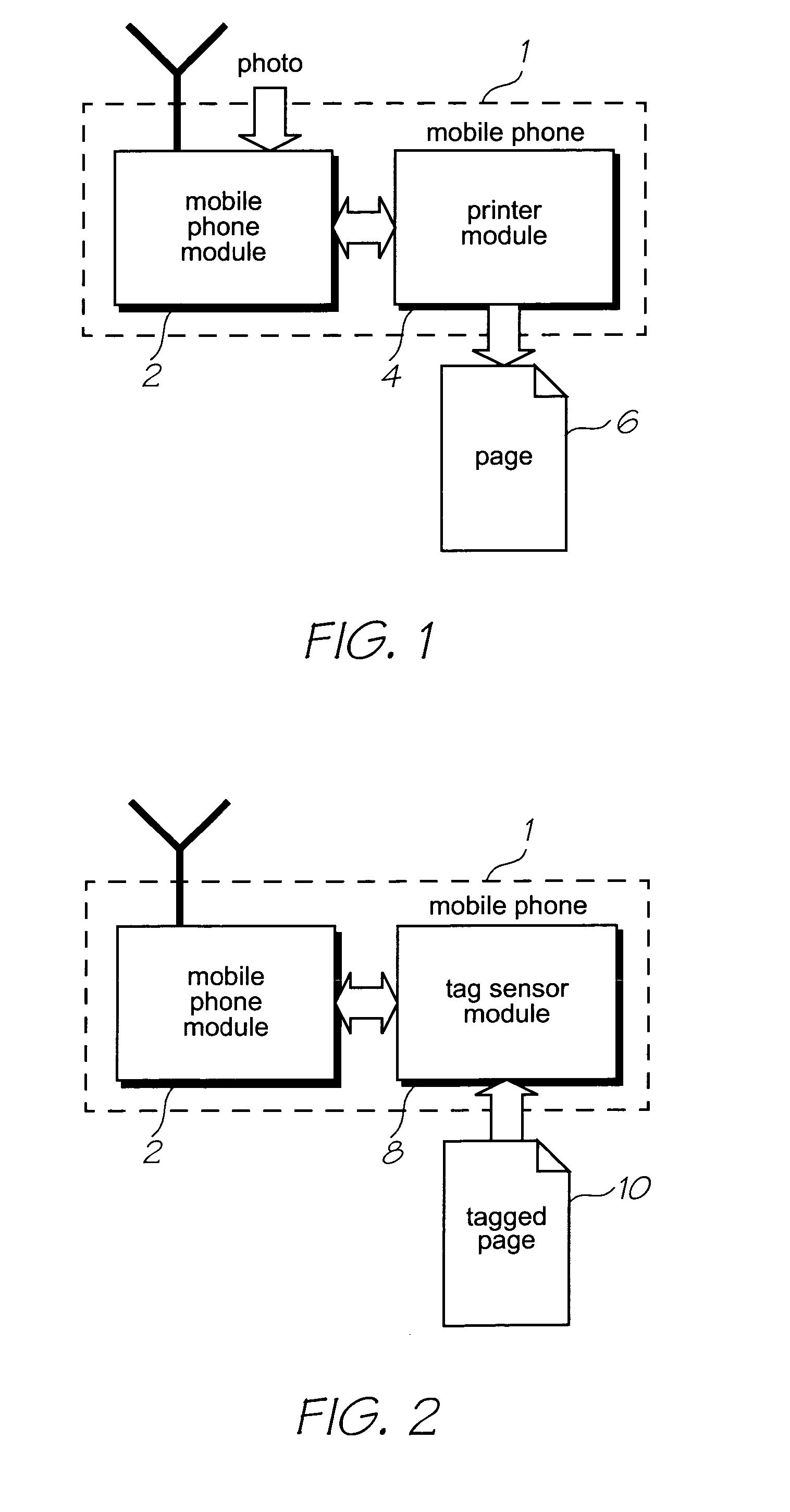 Cartridge with printhead and media feed mechanism for mobile device