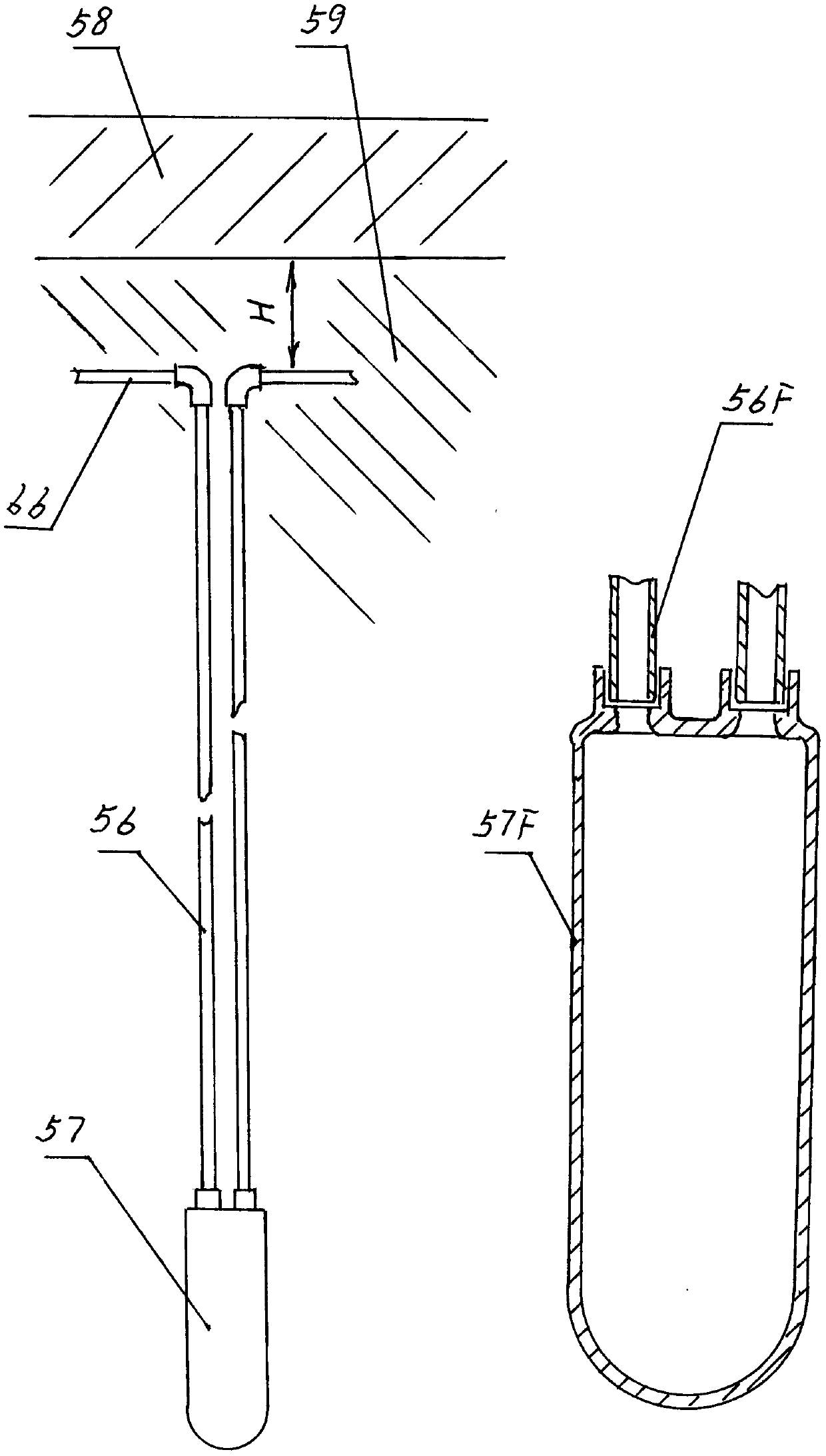 Pile driving and pulling machine for punching holes to bed rock to build ceramic solar energy storage device