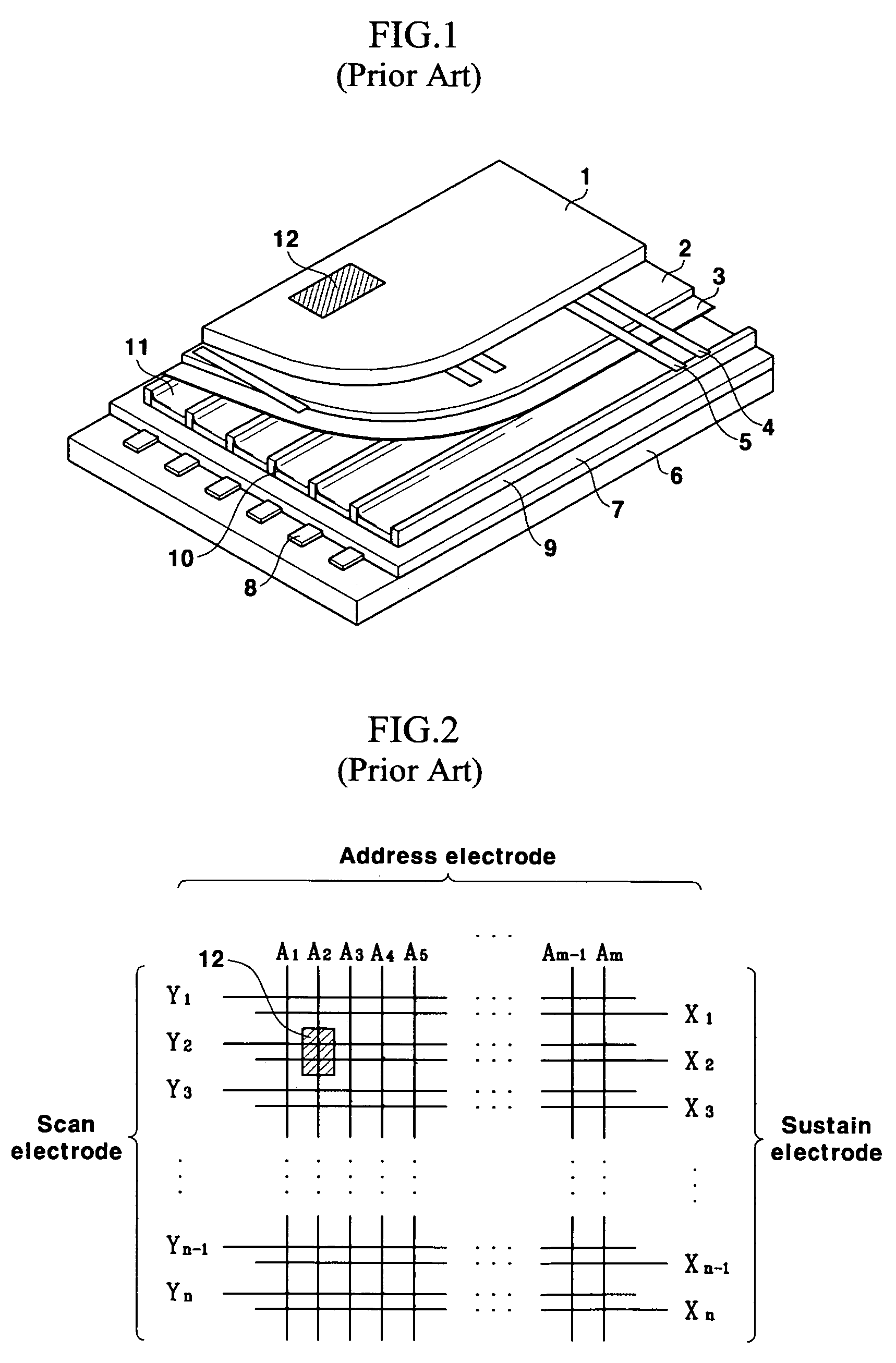 Plasma display panel having a driving apparatus and method for displaying pictures